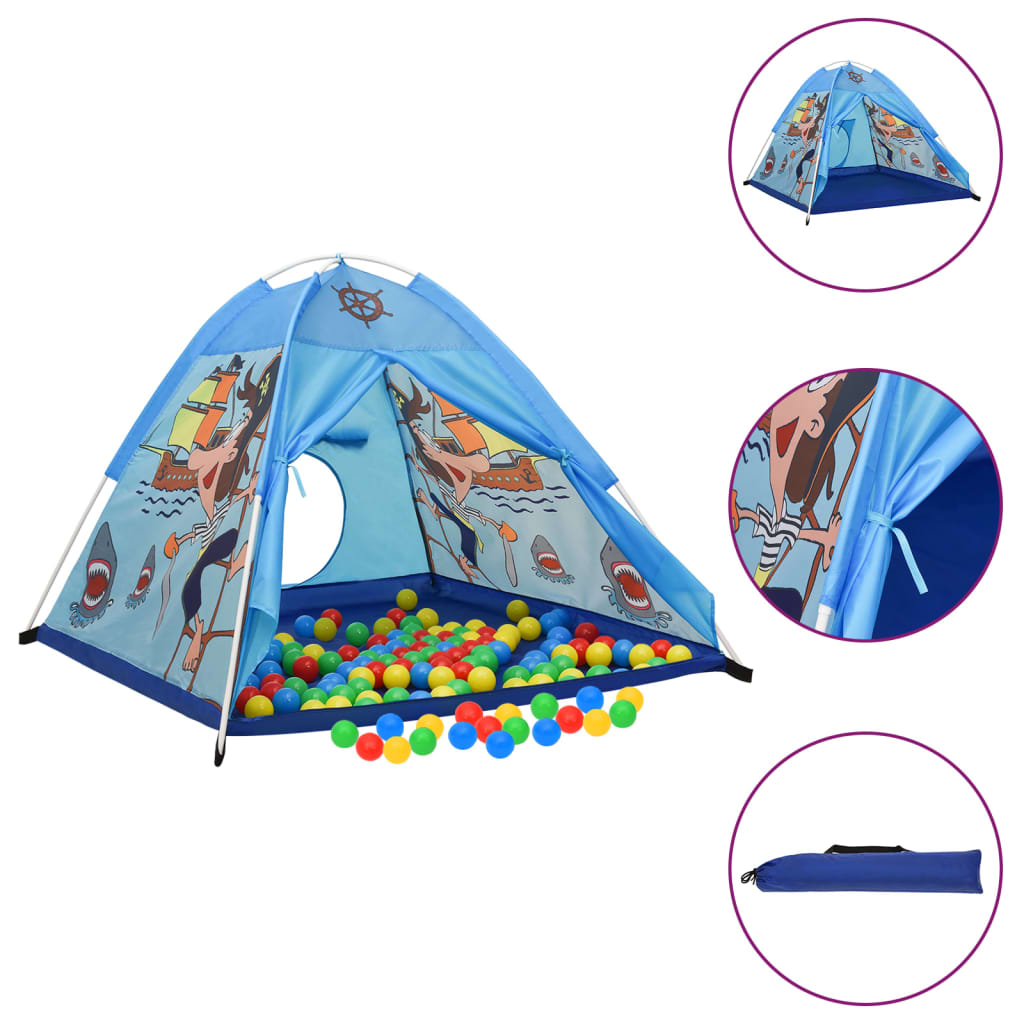 Spielzelt für Kinder Blau 120x120x90 cm Spielzelt für Kinder Blau 120x120x90 cm