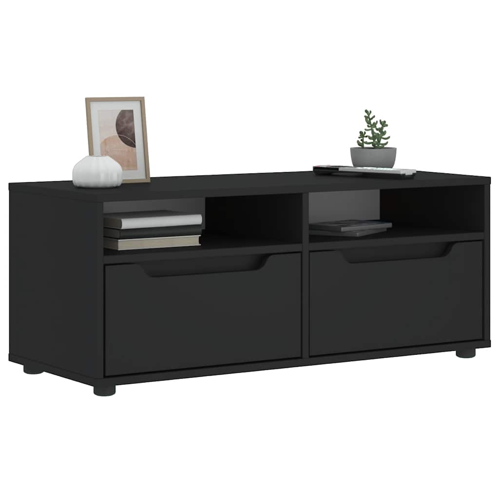 TV-Schrank VISNES Schwarz 100x40x38 cm Holzwerkstoff