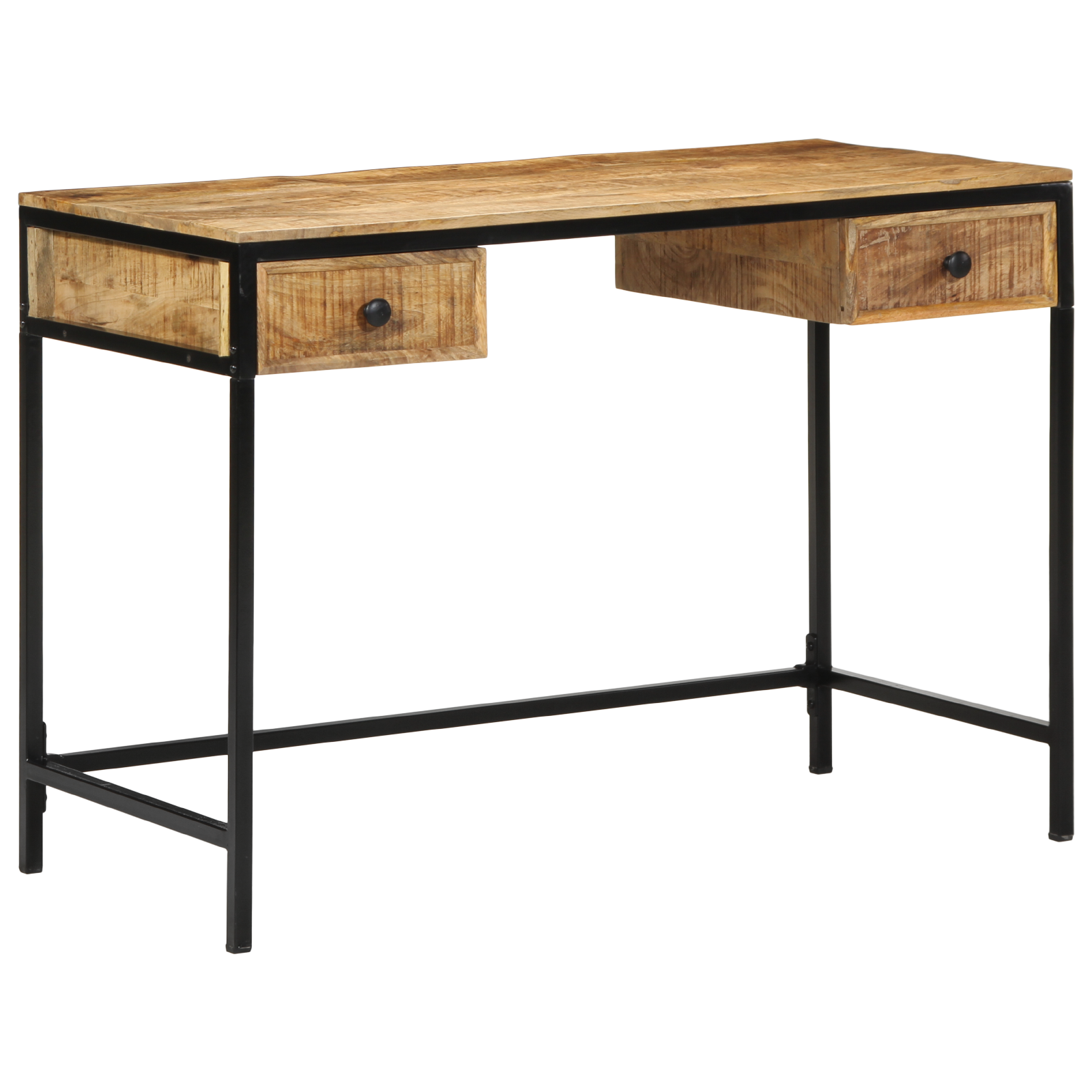 Schreibtisch 105x50x75 cm Massivholz Mango