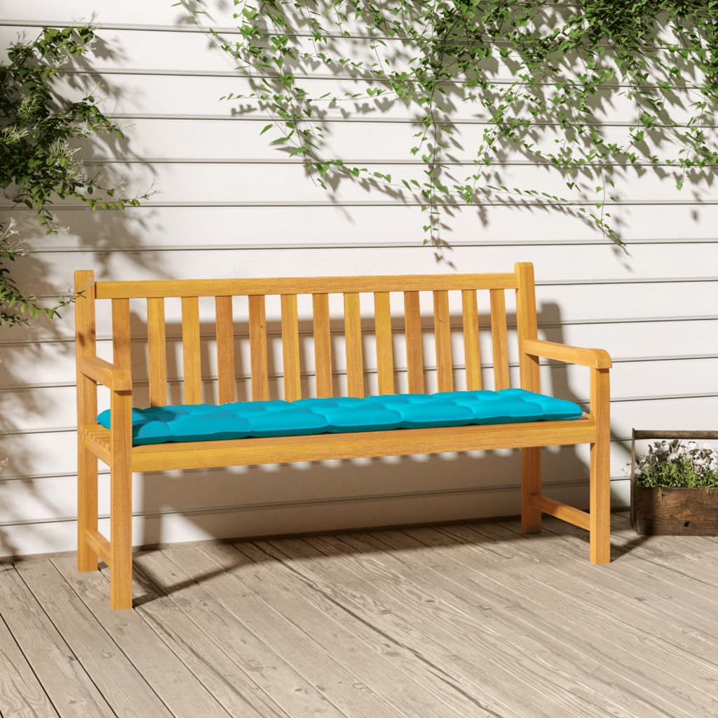 Gartenbank-Auflage Türkis 180x50x7 cm Oxford-Gewebe Gartenbank-Auflage Türkis 180x50x7 cm Oxford-Gewebe