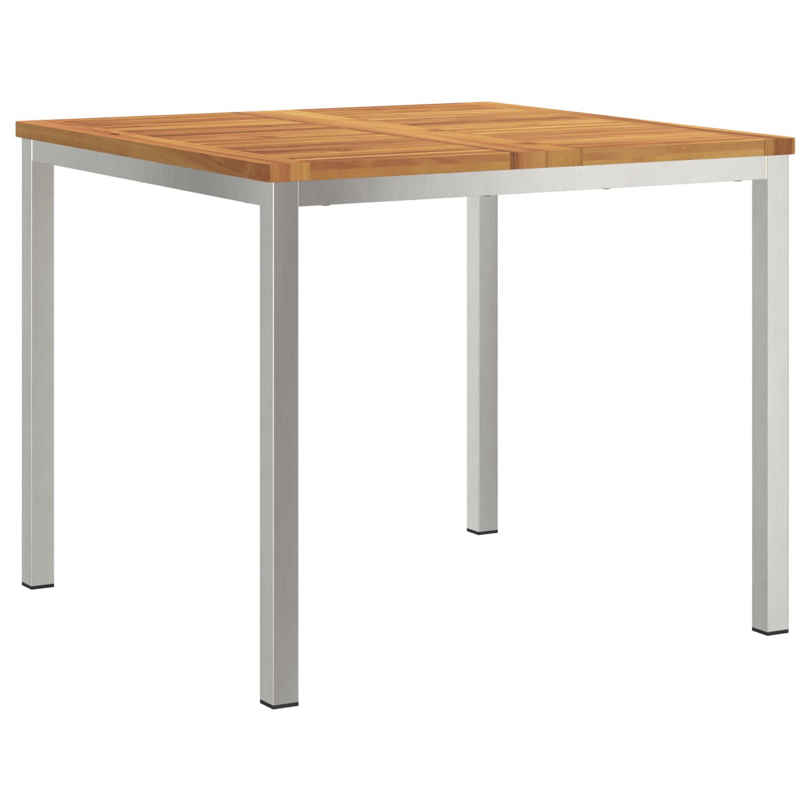 Esstisch für draußen 90x90x74.5 cm Massivholz Akazie
