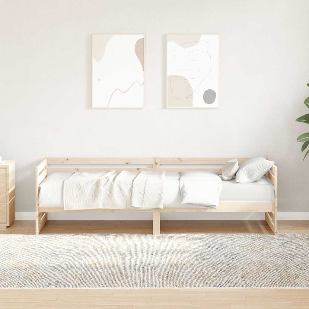Tagesbett ohne Matratze 80x200 cm Massivholz Kiefer