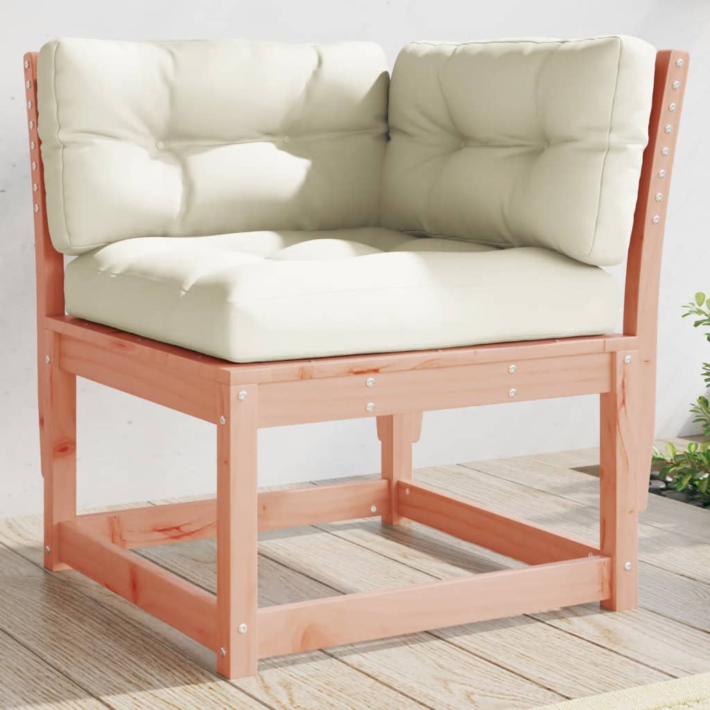 Garten-Ecksofa mit Kissen 73x73x78 cm Massivholz Douglasie Garten-Ecksofa mit Kissen 73x73x78 cm Massivholz Douglasie