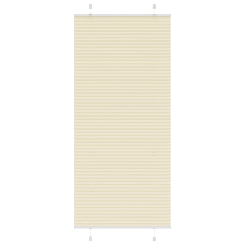 Plissee Creme 85x200 cm Stoffbreite 84,4 cm Polyester