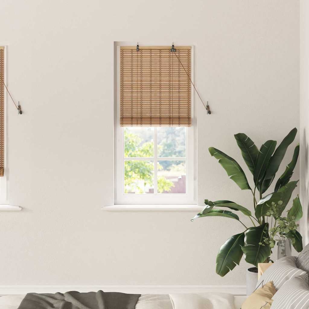 Fensterjalousien & -schatten Hellbraun 60 x 160 cm Bambus