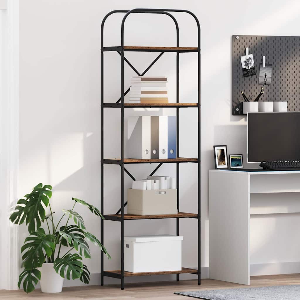 Regal Altholz 60 x 30 x 183 cm Holzwerkstoff