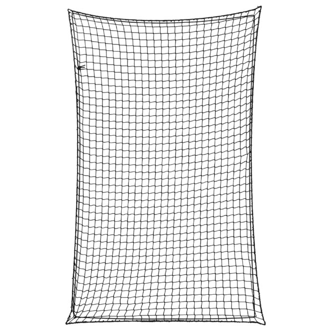Anhängernetz mit Gummiseil Schwarz 4x2,5 m PP