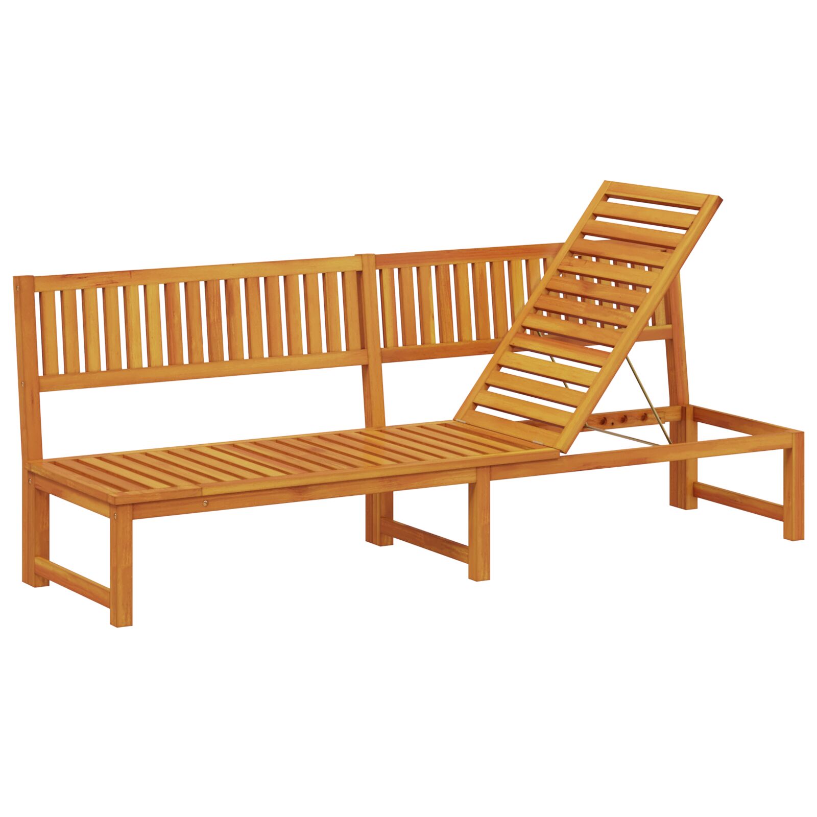 Sonnenliege 3-in-1 Funktion Massivholz Akazie Sonnenliege 3-in-1 Funktion Massivholz Akazie