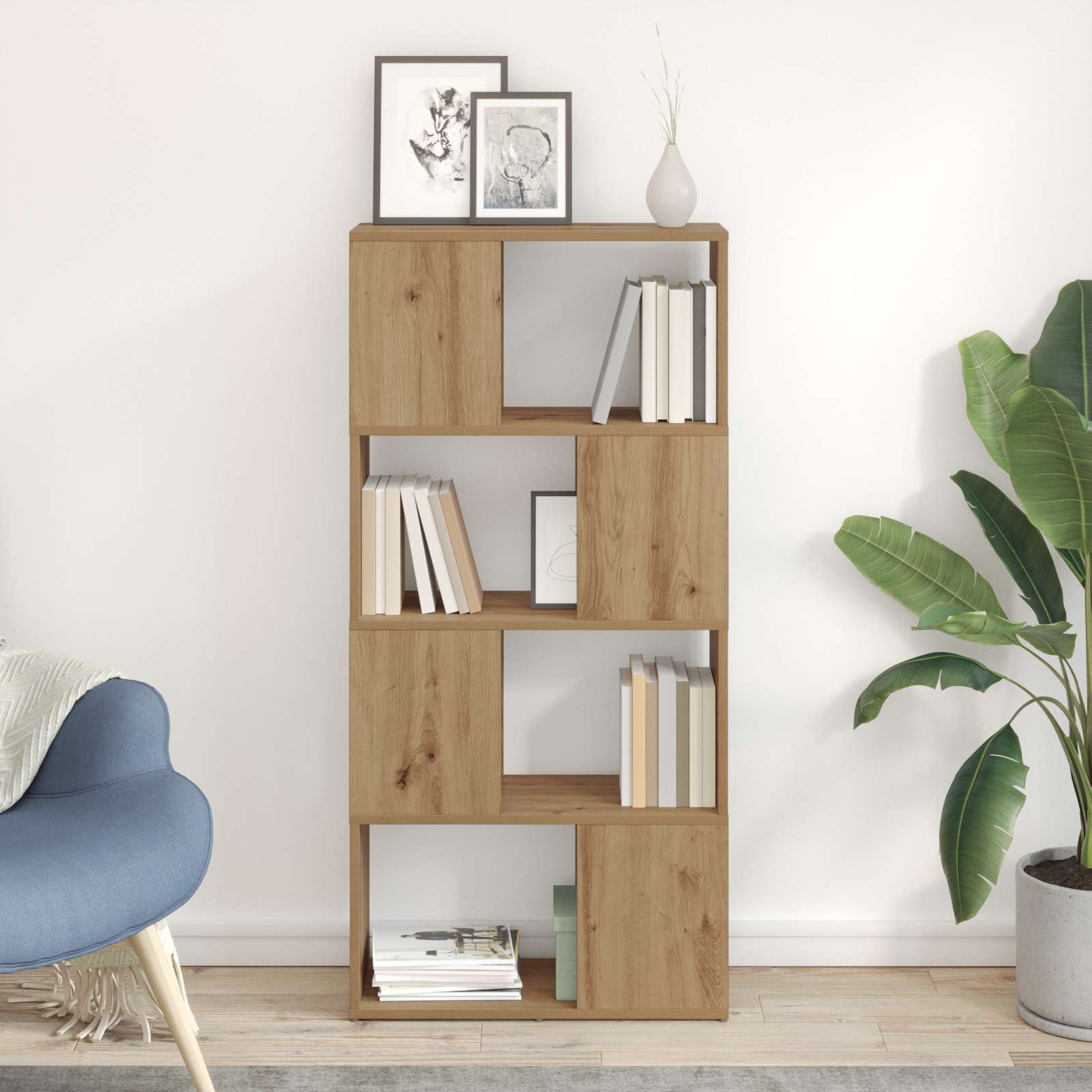 TV Stand Artisan Eiche Engineered Wood 60 cm x 24 cm x 124 cm