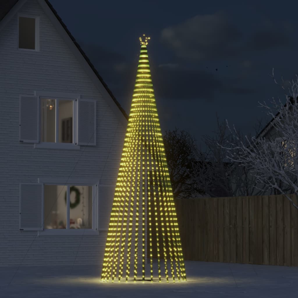 Weihnachtsbaum Kegelform 1544 LEDs Warmweiß 500 cm