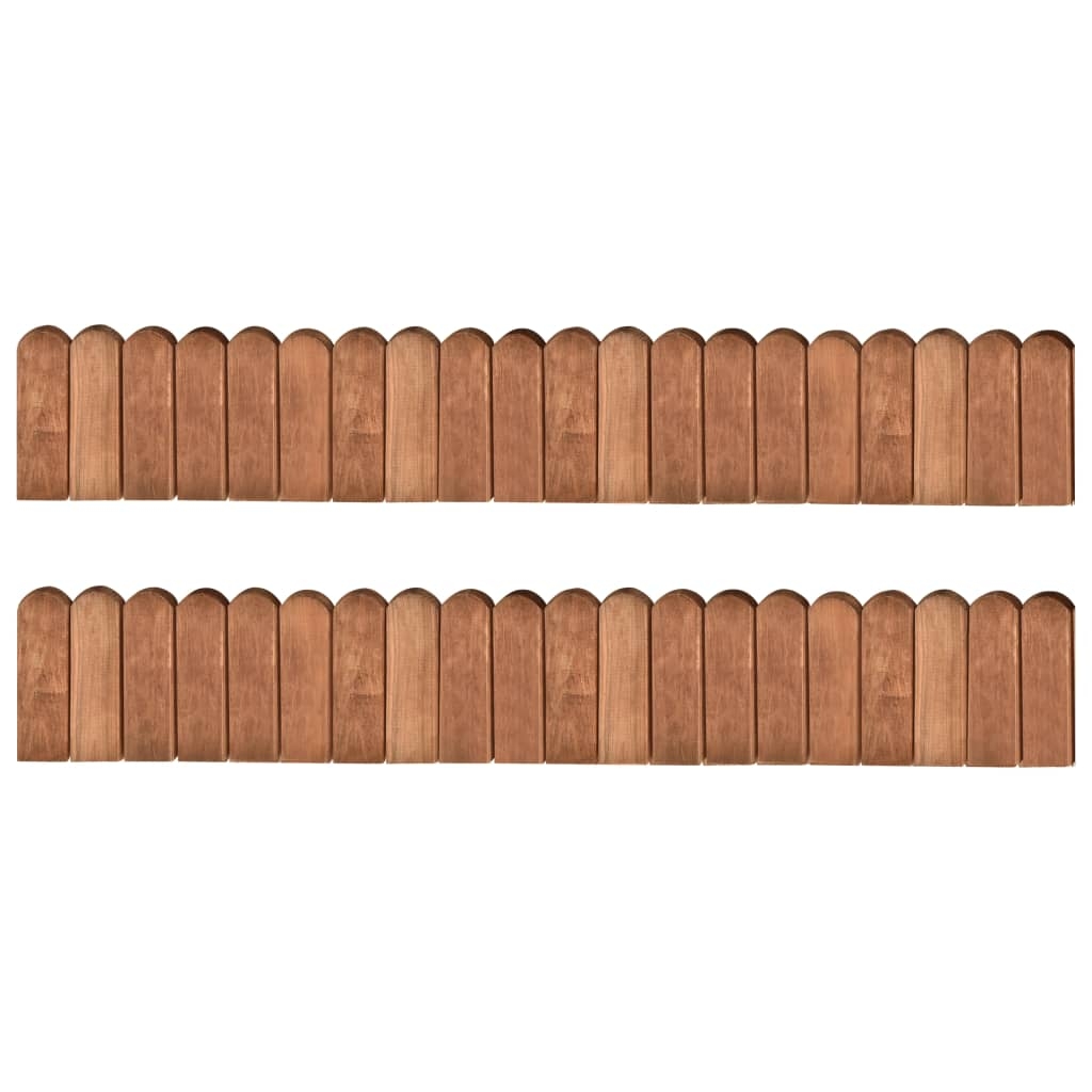 Beeteinfassungen 2 Stk. 120 cm Kiefernholz Imprägniert Beeteinfassungen 2 Stk. 120 cm Kiefernholz Imprägniert
