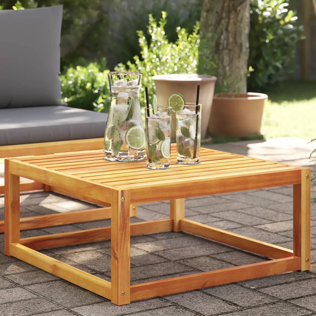 Gartentisch 65x65x29 cm Massivholz Akazie Gartentisch 65x65x29 cm Massivholz Akazie
