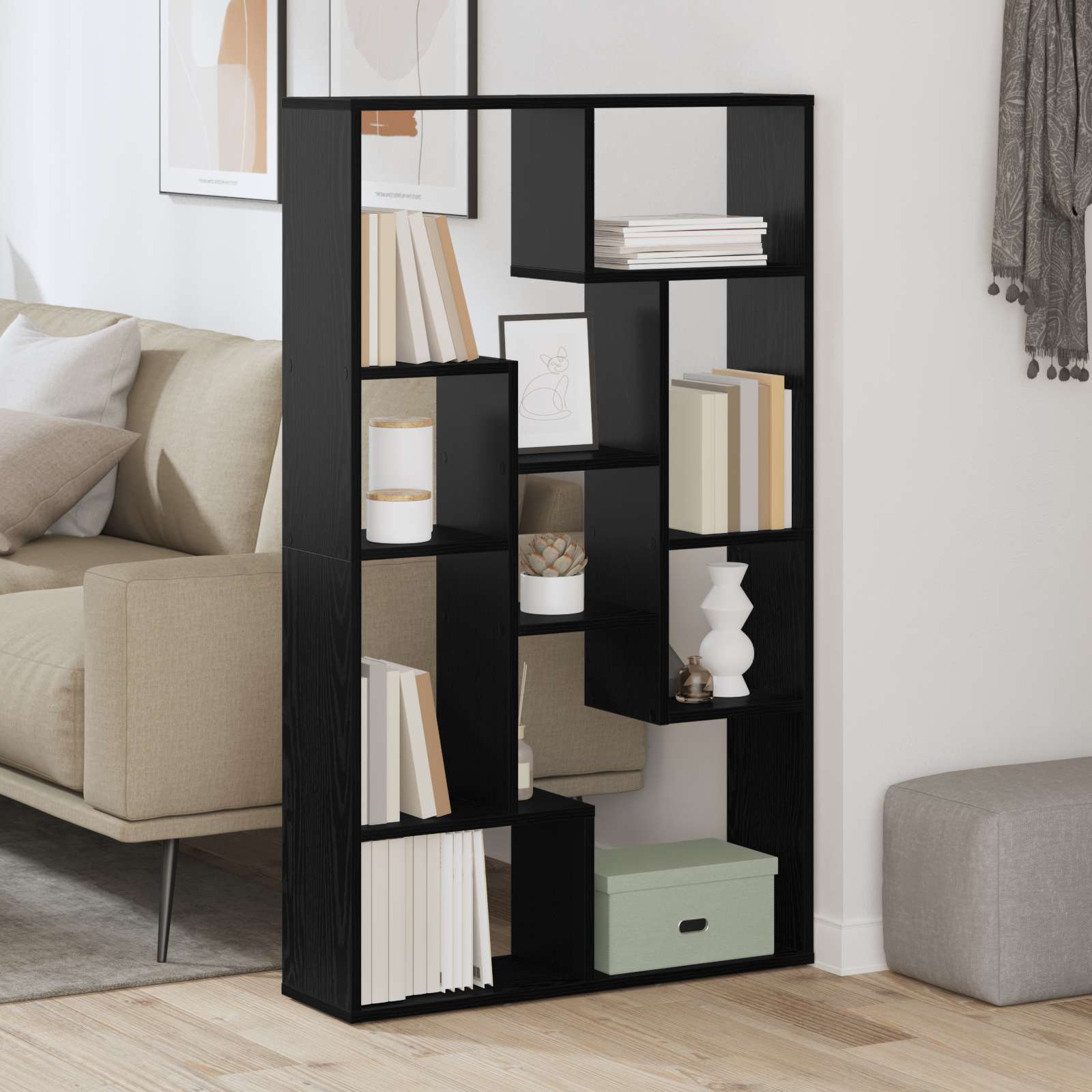 Bücherregal Artisan Oak 72x20x120 cm Holzwerkstoff