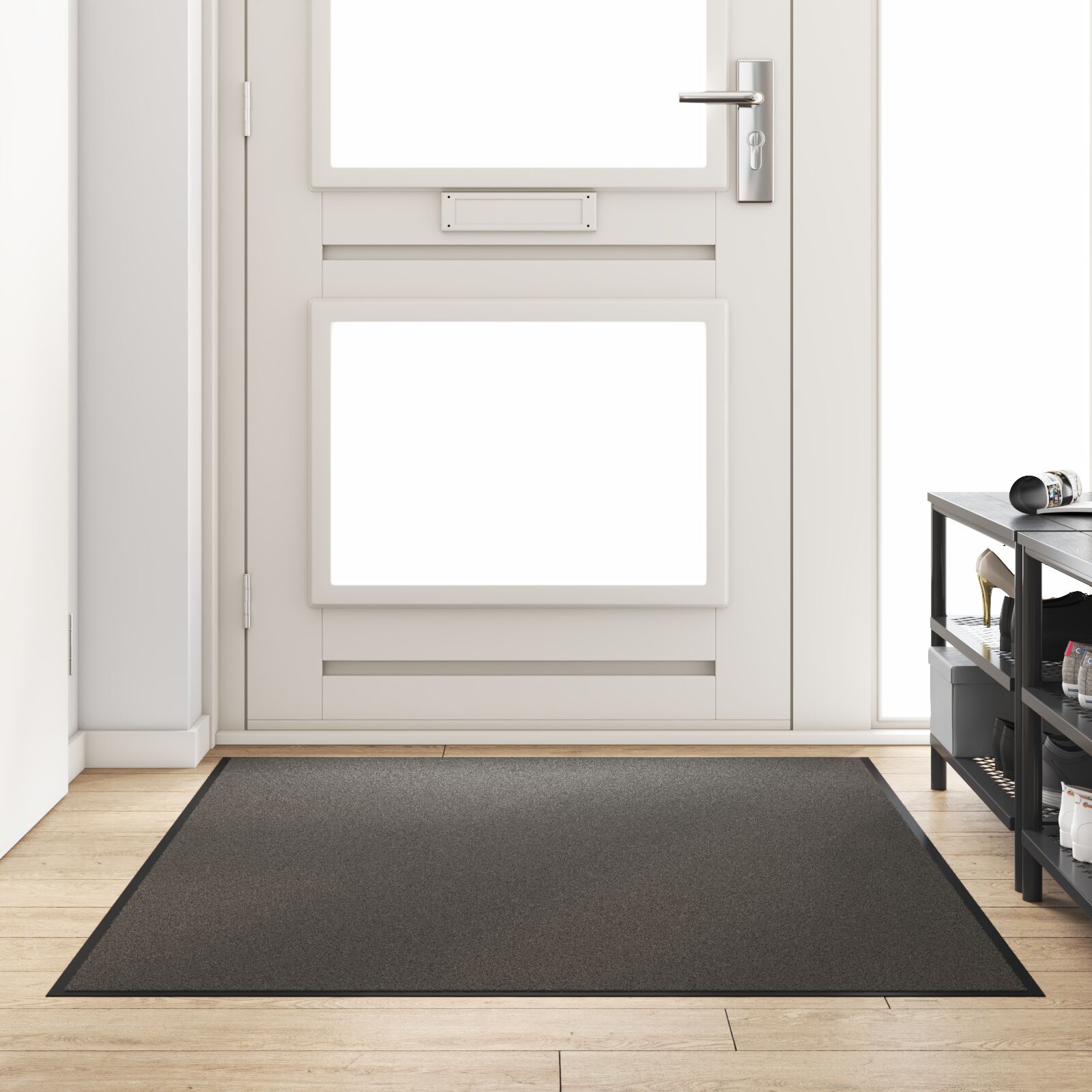 vidaXL Fußmatte Rechteckig Anthrazit 120x180 cm