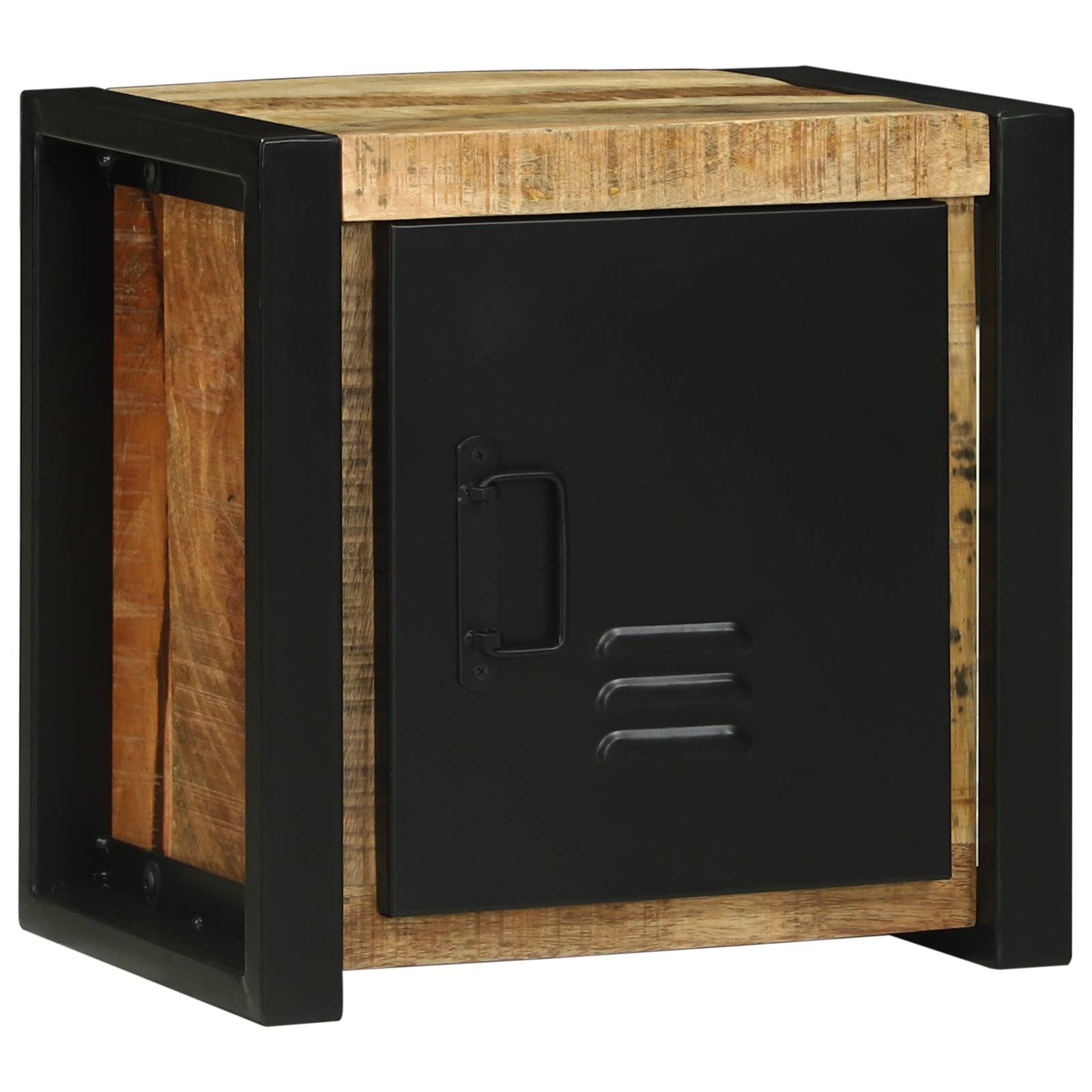 Badezimmer-Wandschrank 40x30x40 cm Massivholz Grobe Mango