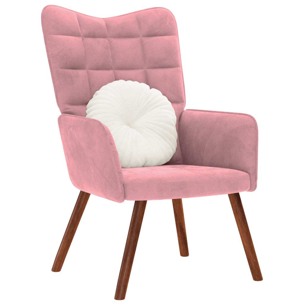 Relaxsessel Rosa Samt
