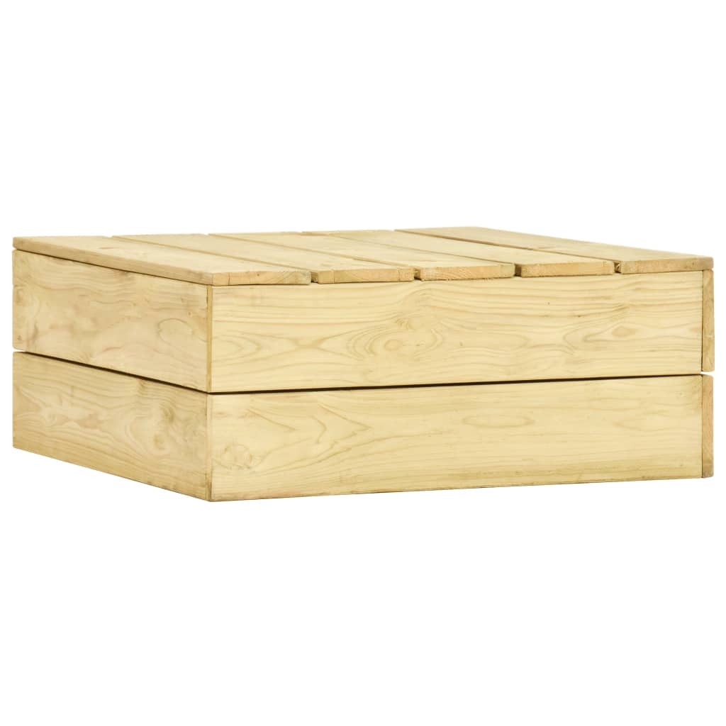 Gartentisch 75x75x31 cm Kiefernholz Imprägniert