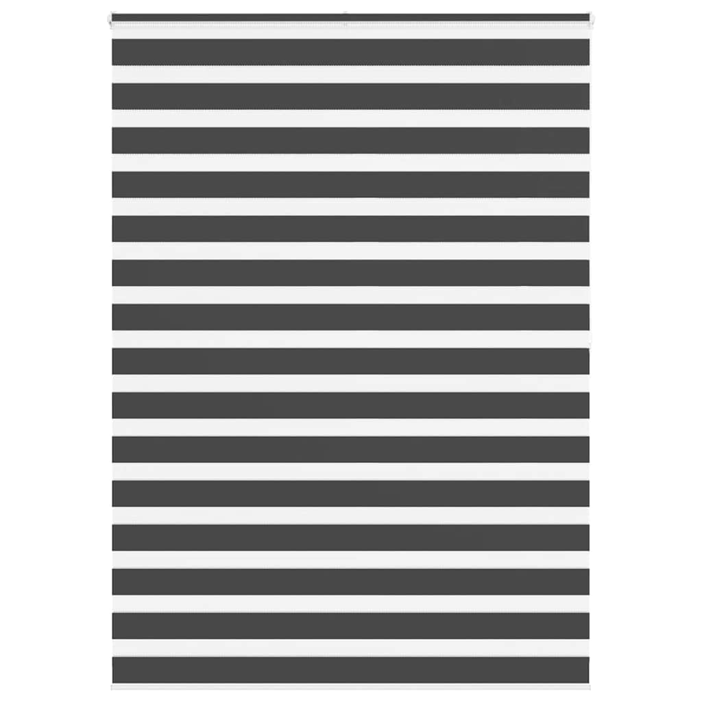 Zebrarollo Schwarz 155x200 cm Stoffbreite 150,9 cm Polyester