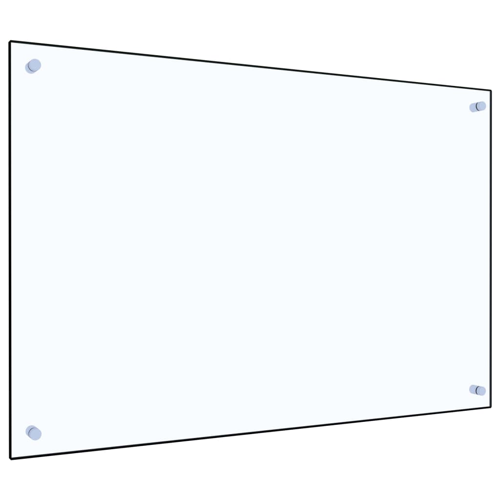 Küchenrückwand Transparent 90×60 cm Hartglas