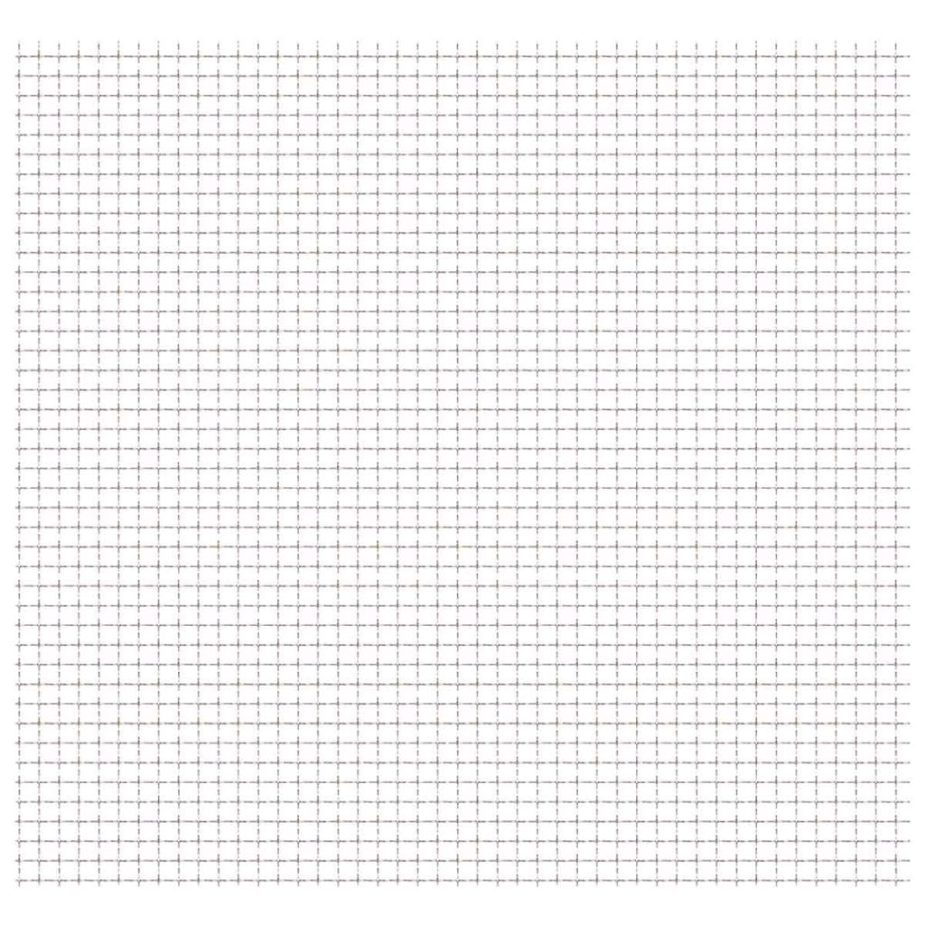 Wellengitter Edelstahl 50×50 cm 11×11×2 mm