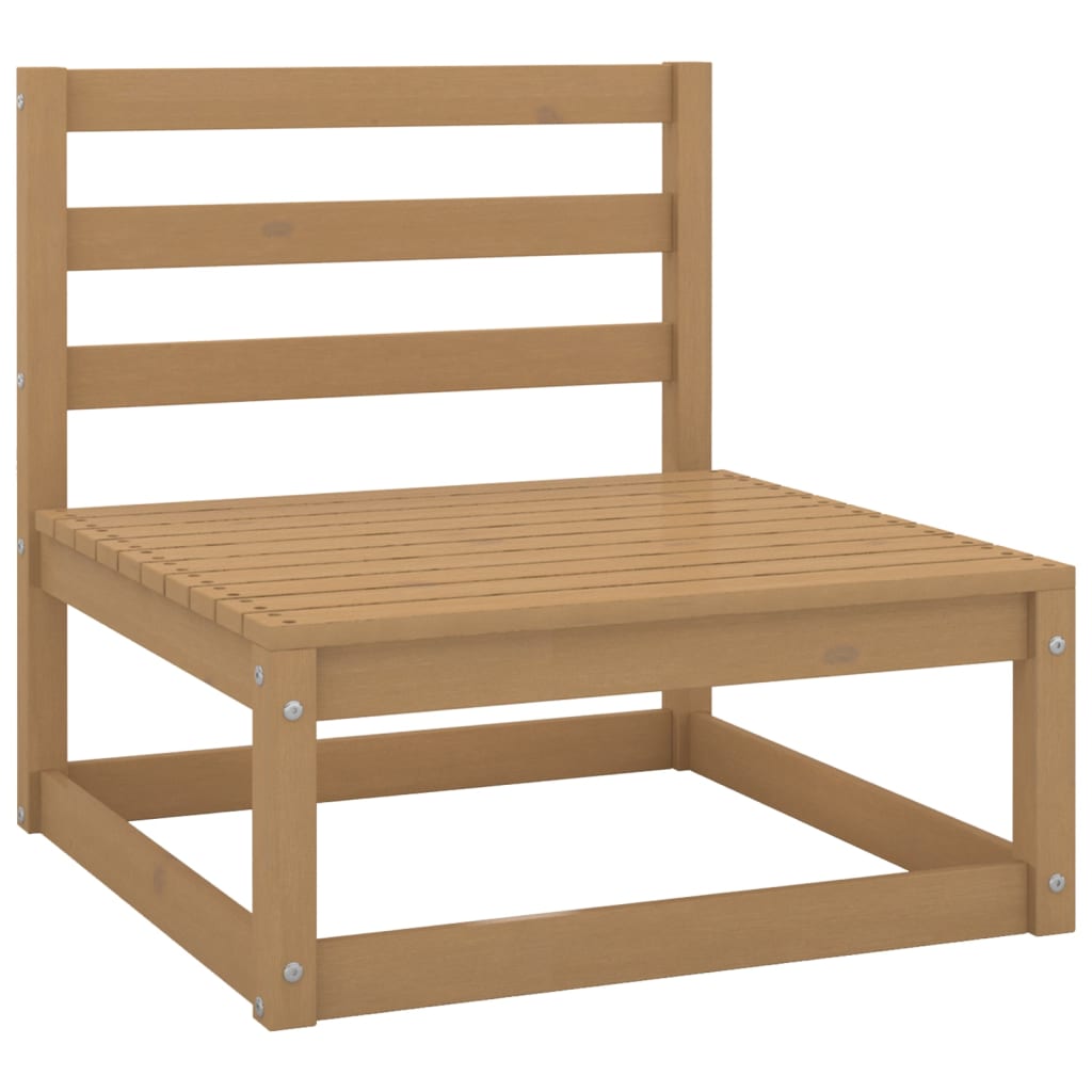 Garten-Mittelsofa Honigbraun Massivholz Kiefer Garten-Mittelsofa Honigbraun Massivholz Kiefer