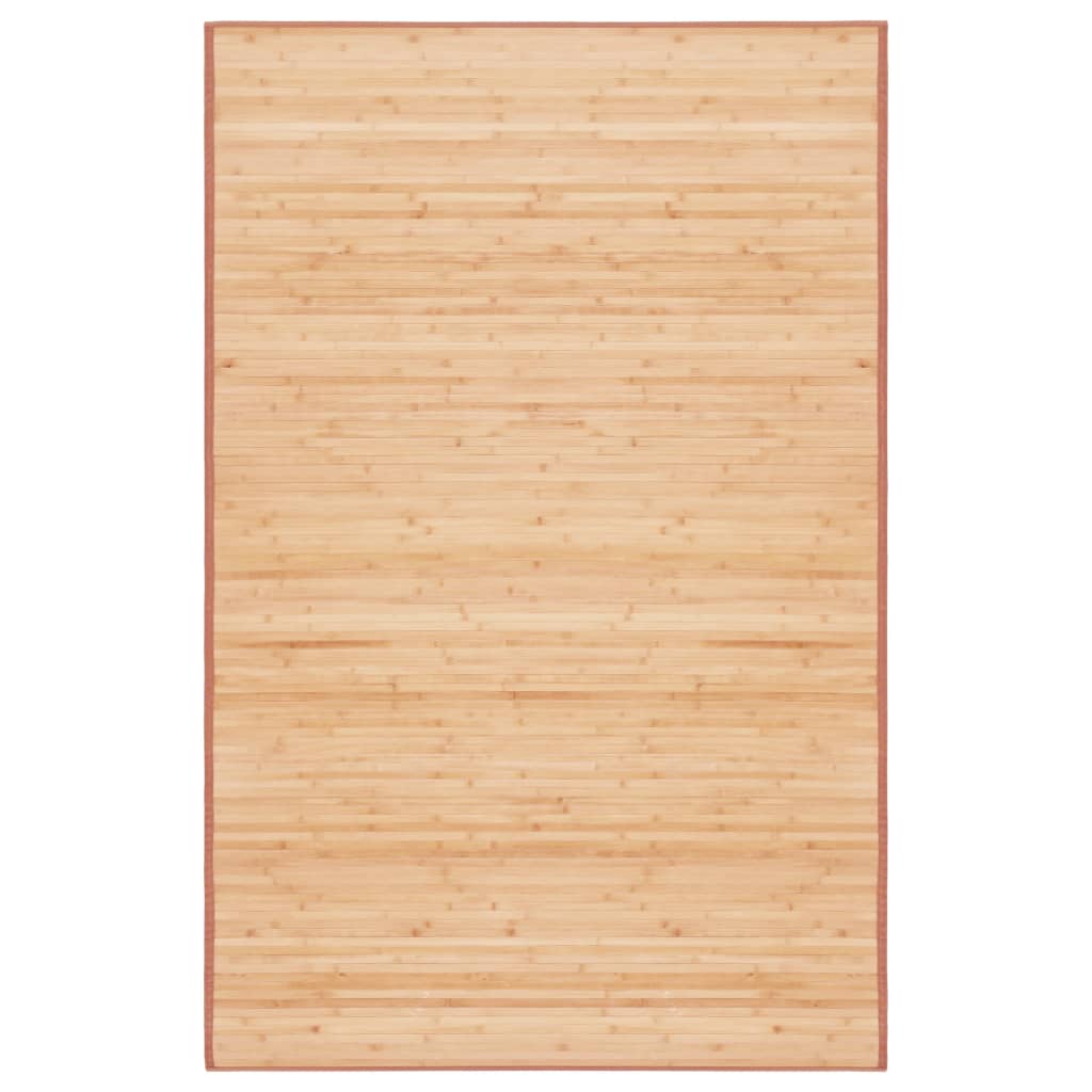 Teppich Bambus 100x160 cm Braun