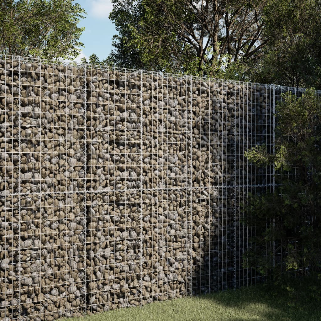 Gabione mit Deckel 150x100x200 cm Verzinktes Eisen Gabione mit Deckel 150x100x200 cm Verzinktes Eisen
