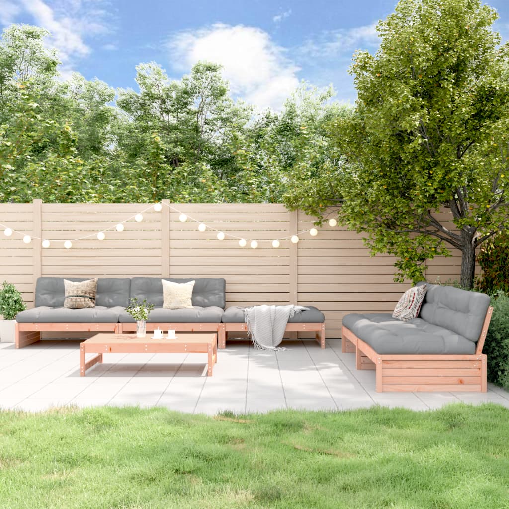 6-tlg. Garten-Lounge-Set mit Kissen Massivholz Douglasie 6-tlg. Garten-Lounge-Set mit Kissen Massivholz Douglasie