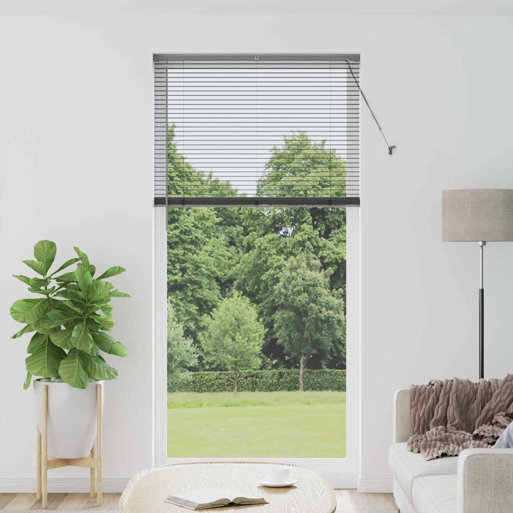 Fenster Jalousie Dunkelgrau 100 x 220 cm Aluminium