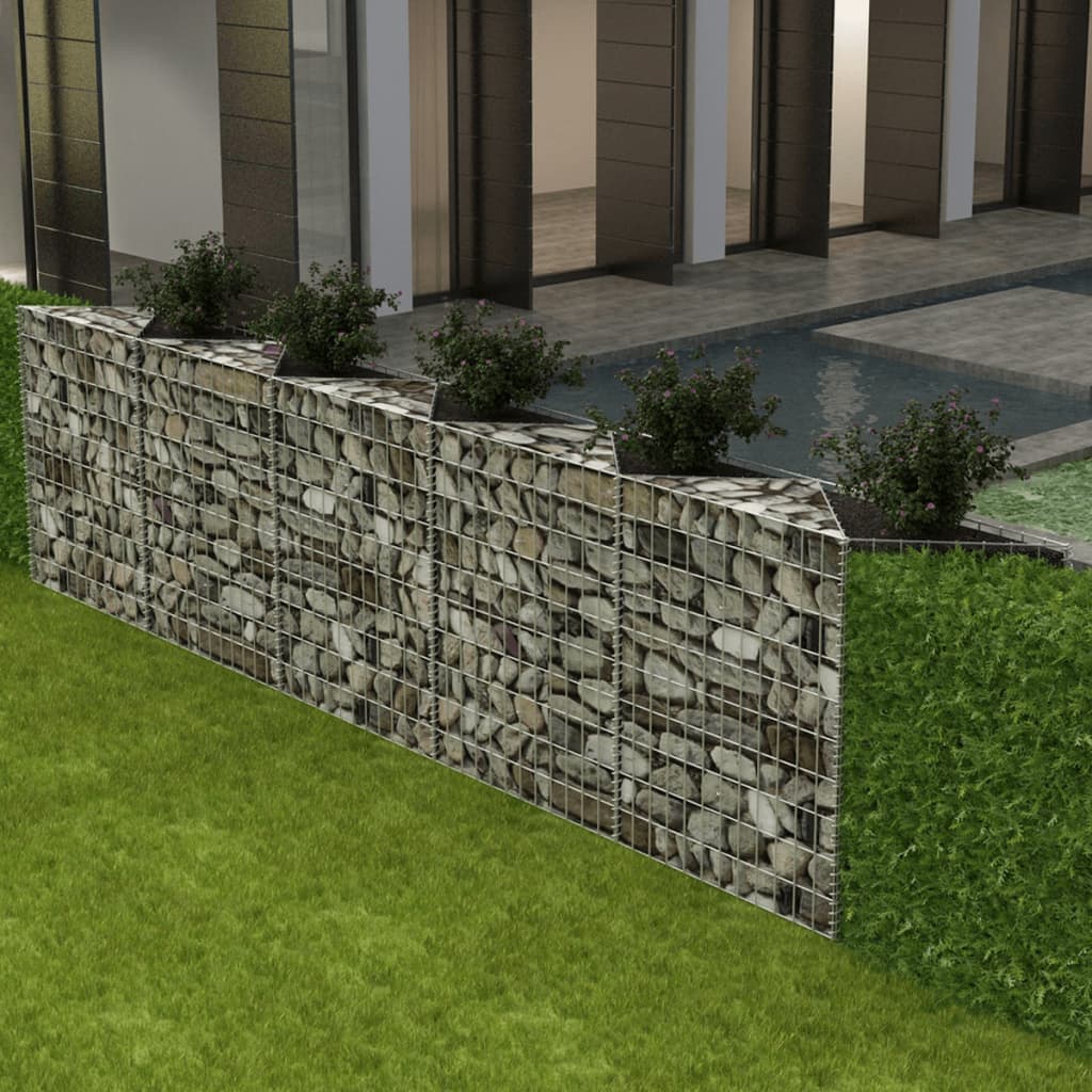 Gabionenkorb Pflanzkasten Gemüse-Hochbeet Stahl 300×30×100 cm Gabionenkorb Pflanzkasten Gemüse-Hochbeet Stahl 300×30×100 cm