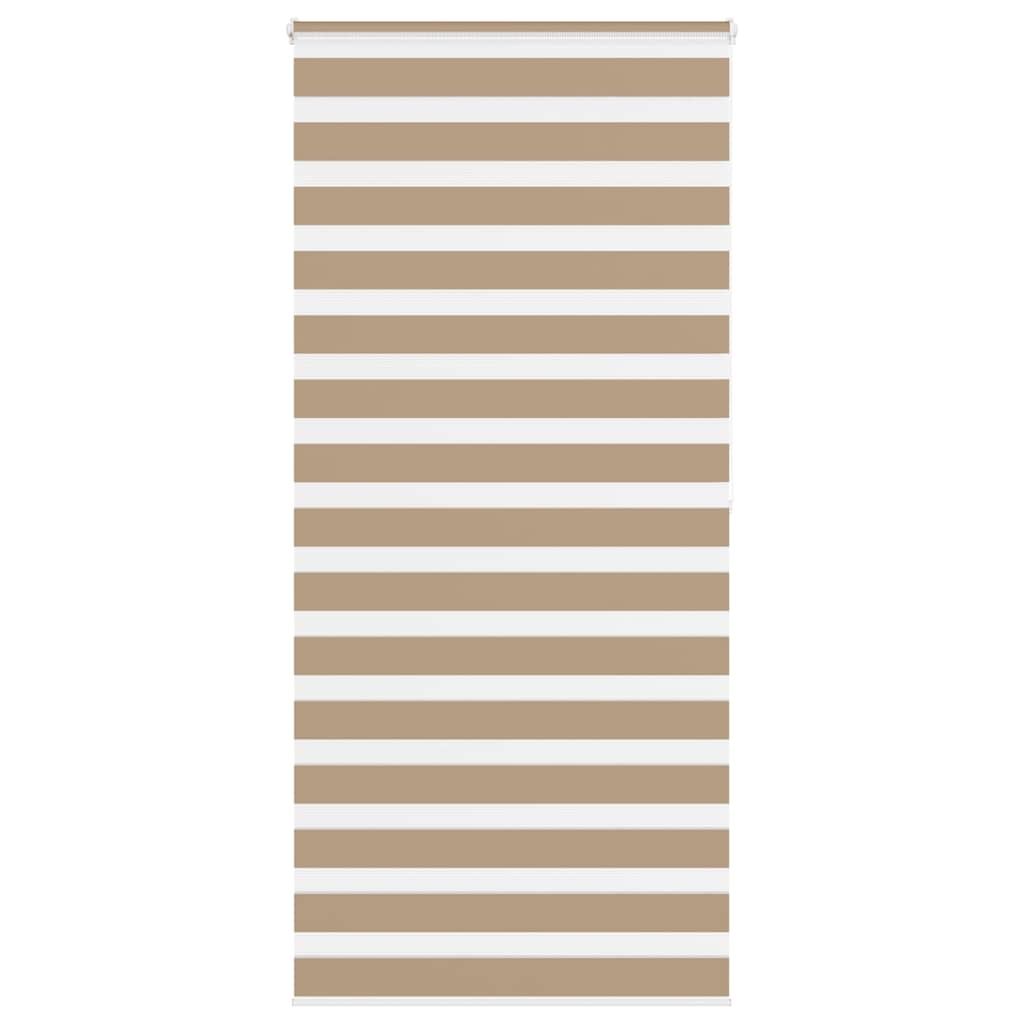 Zebrarollo Sandbraun 95x200 cm Stoffbreite 90,9 cm Polyester