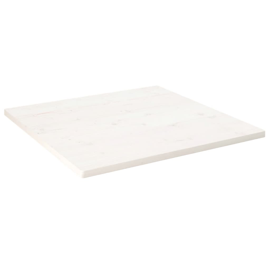 Tischplatte Weiß 90x90x2,5 cm Massivholz Kiefer Quadratisch Tischplatte Weiß 90x90x2,5 cm Massivholz Kiefer Quadratisch