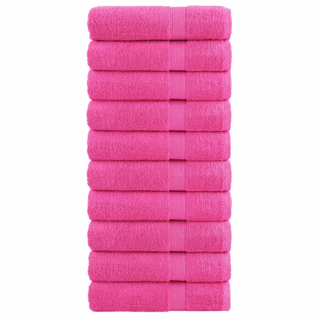Premium-Handtücher 10 Stk. Rosa 50x100cm 600g/m² 100% Baumwolle