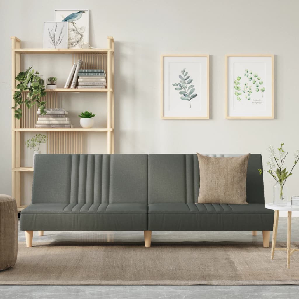 Schlafsofa Dunkelgrau Stoff Schlafsofa Dunkelgrau Stoff