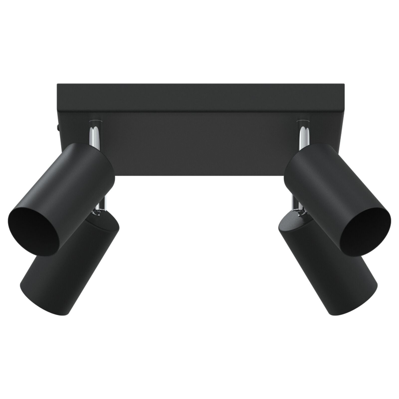 Decken-Spotlight 4-Wege verstellbar Schwarz GU10