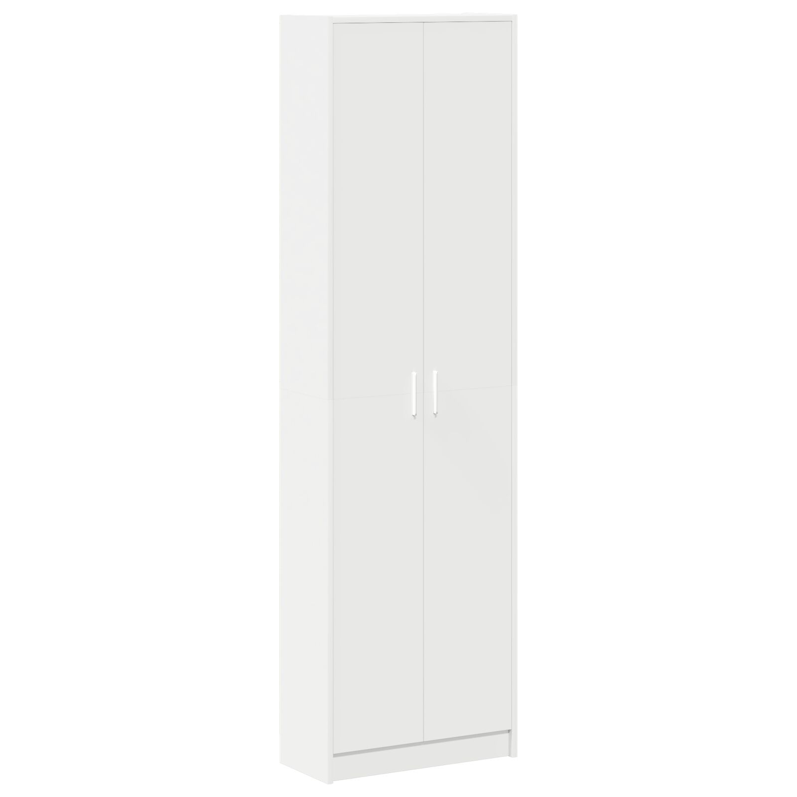 Kleiderschrank Weiß 55x25x189 cm Holzwerkstoffe