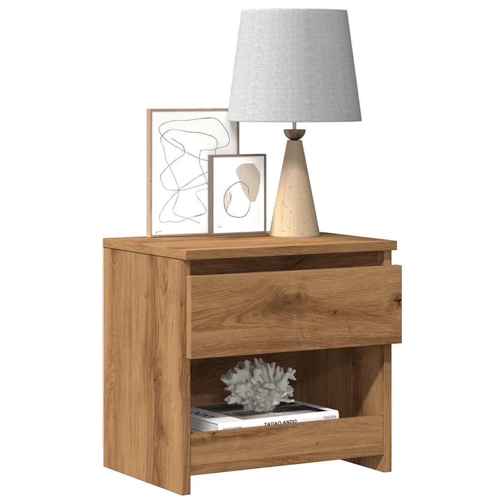 Nachttisch Artisan-Eiche 40x30x39 cm Holzwerkstoff
