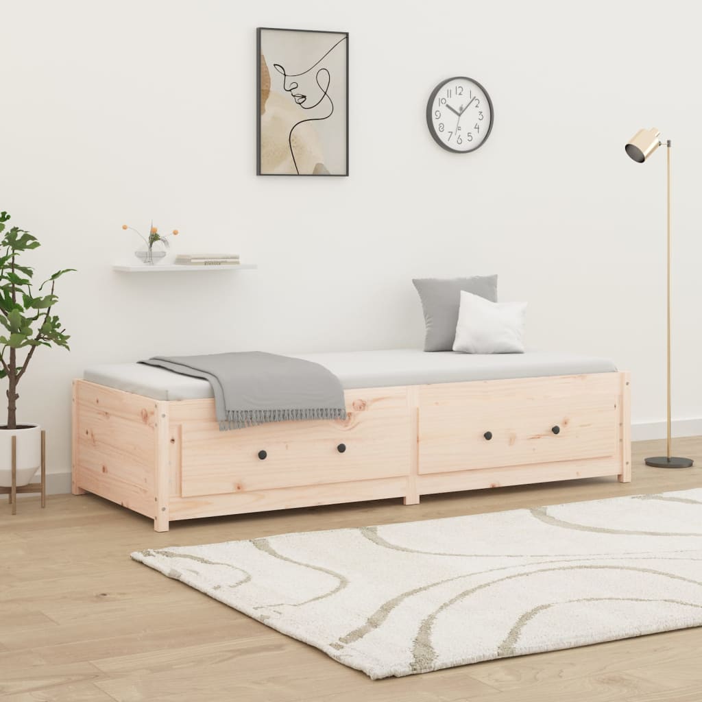 Tagesbett ohne Matratze 80x200 cm Massivholz Kiefer
