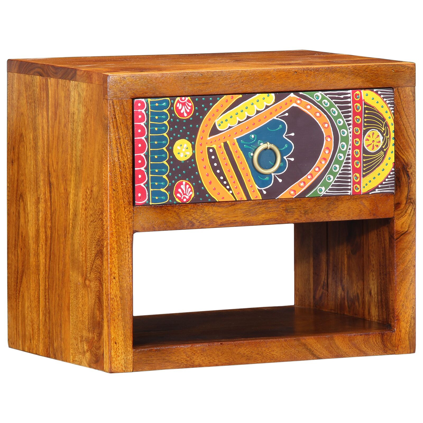 vidaXL Nachttisch 40x35x35 cm Massivholz Akazie