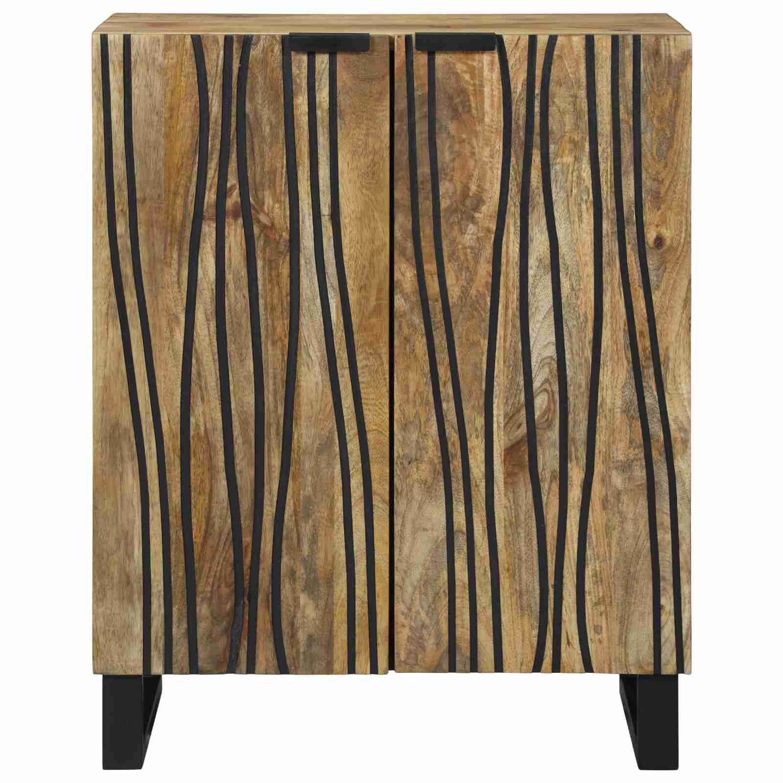 Sideboard 60x33.5x75 cm Massivholz Mango