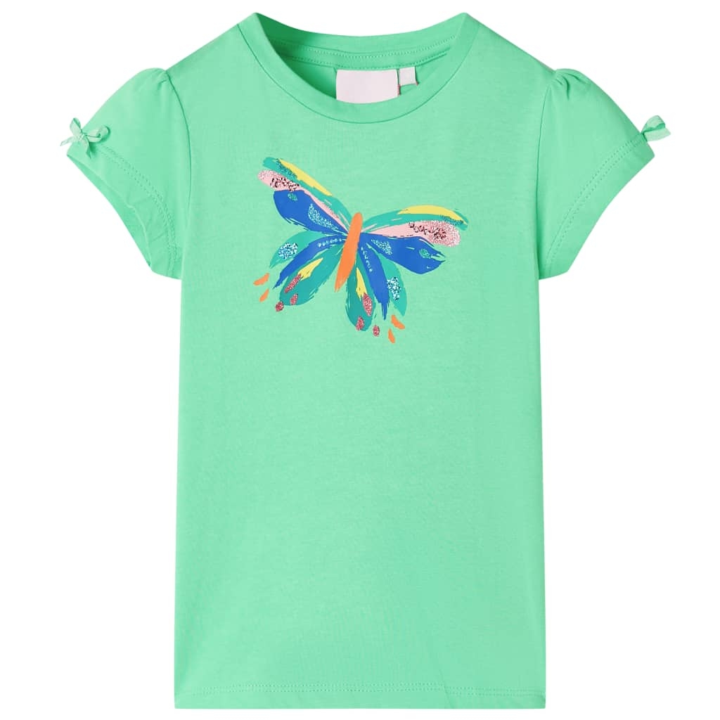 Kinder-T-Shirt Hellgrün 104