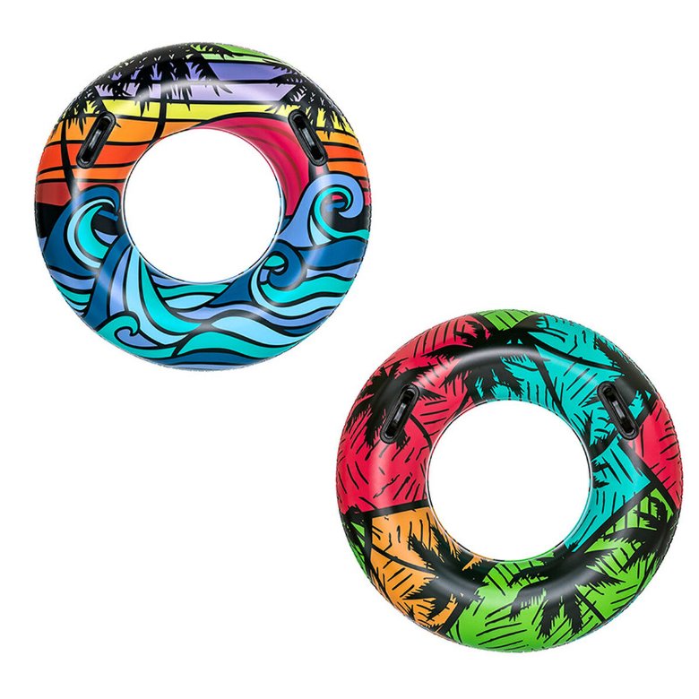 Bestway Aufblasbarer Schwimmring mit Griffen Farbauswahl D91 cm +10 Jahre Strand und Pool 36350 Bestway Aufblasbarer Schwimmring mit Griffen Farbauswahl D91 cm +10 Jahre Strand und Pool 36350