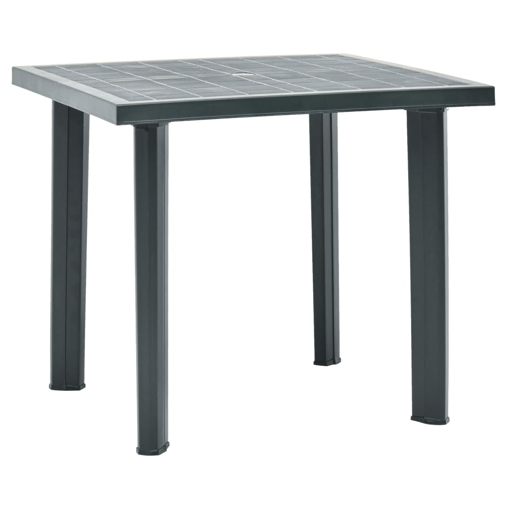 Gartentisch Grün 80 x 75 x 72 cm Kunststoff
