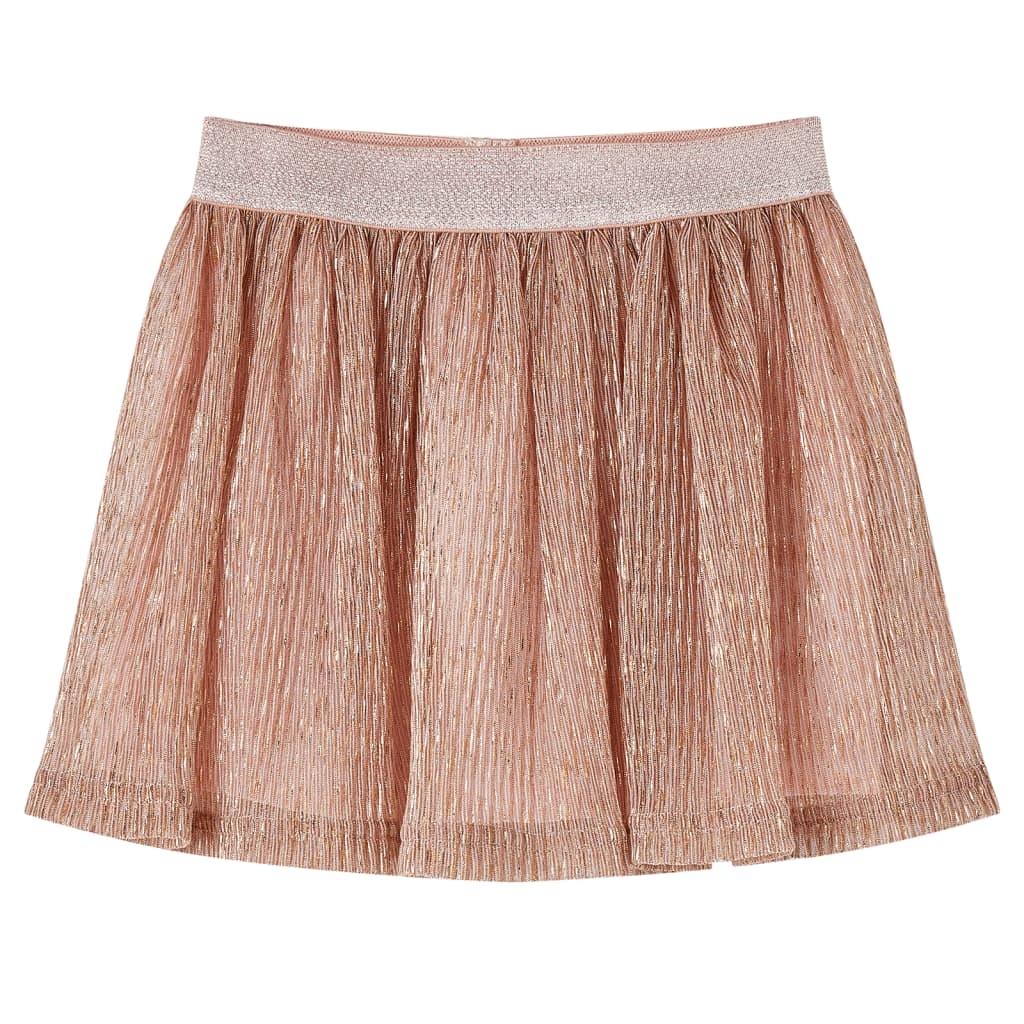 Kinderrock mit Glitzer Zartrosa 128