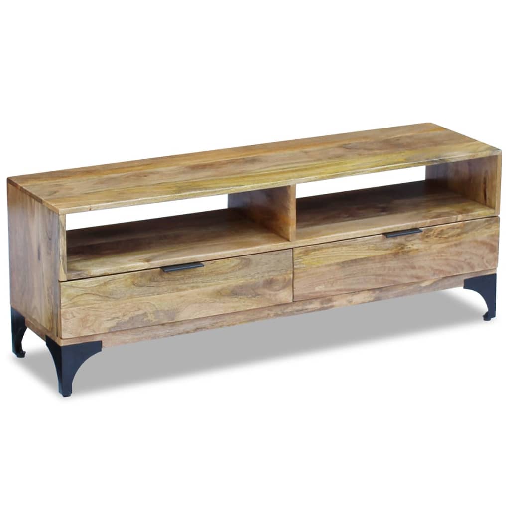 Fernsehtisch Mangoholz 120x35x45 cm