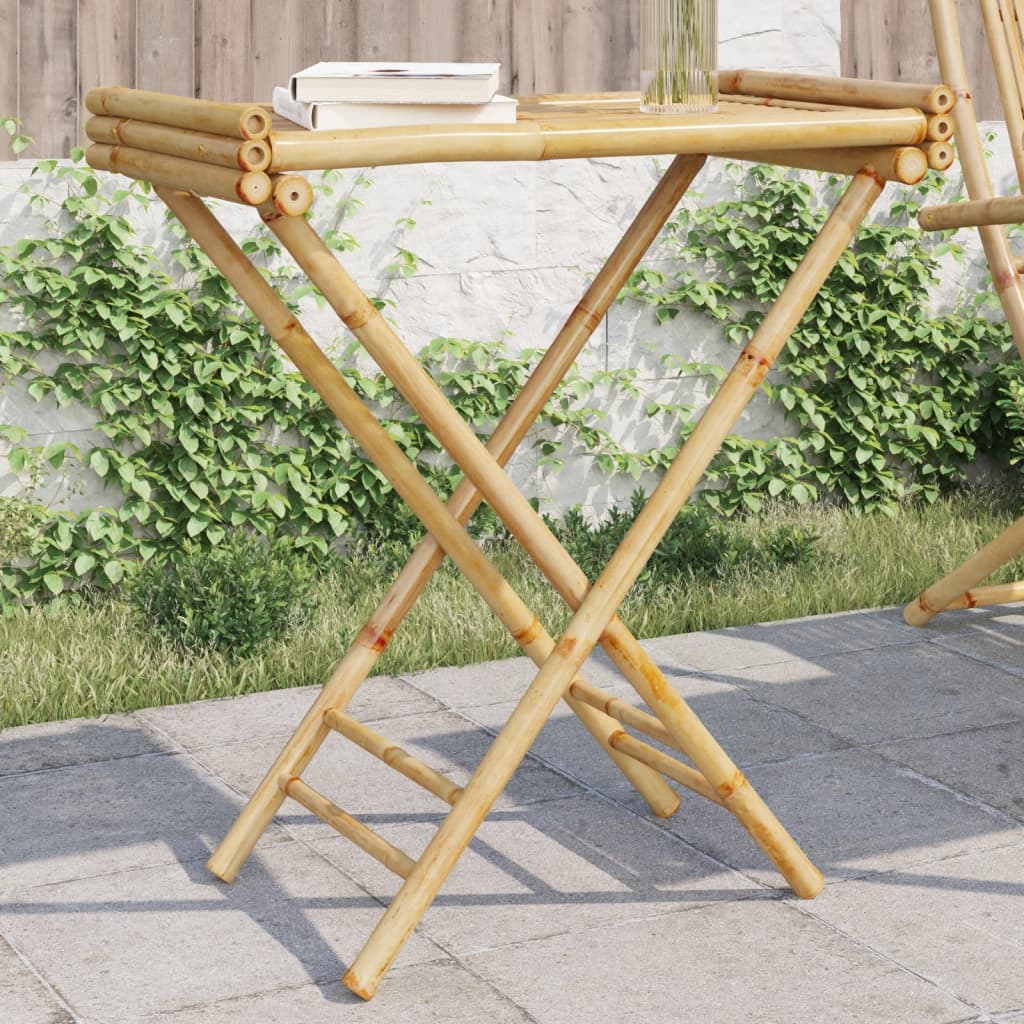 Tabletttisch Klappbar 70,5x42,5x80 cm Bambus Tabletttisch Klappbar 70,5x42,5x80 cm Bambus
