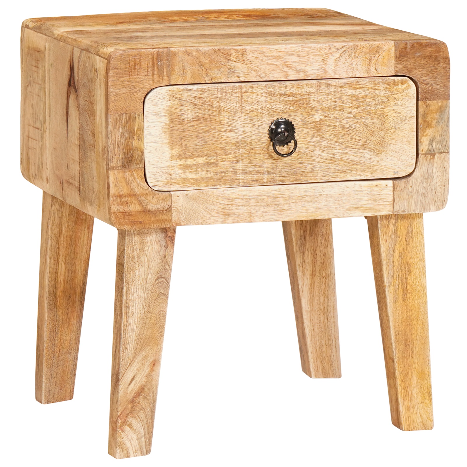 Beistelltische Braun 40 x 32 x 46 cm massives Mangoholz