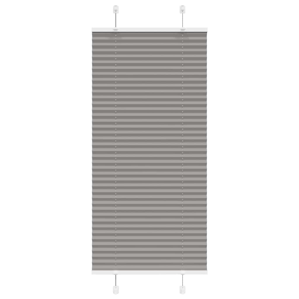 Plissee Anthrazit 60x150 cm Stoffbreite 59,4 cm Polyester