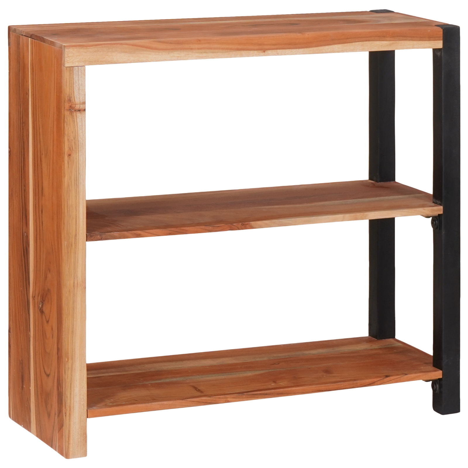Bücherregal 80 x 30 x 110 cm Massives Akazienholz
