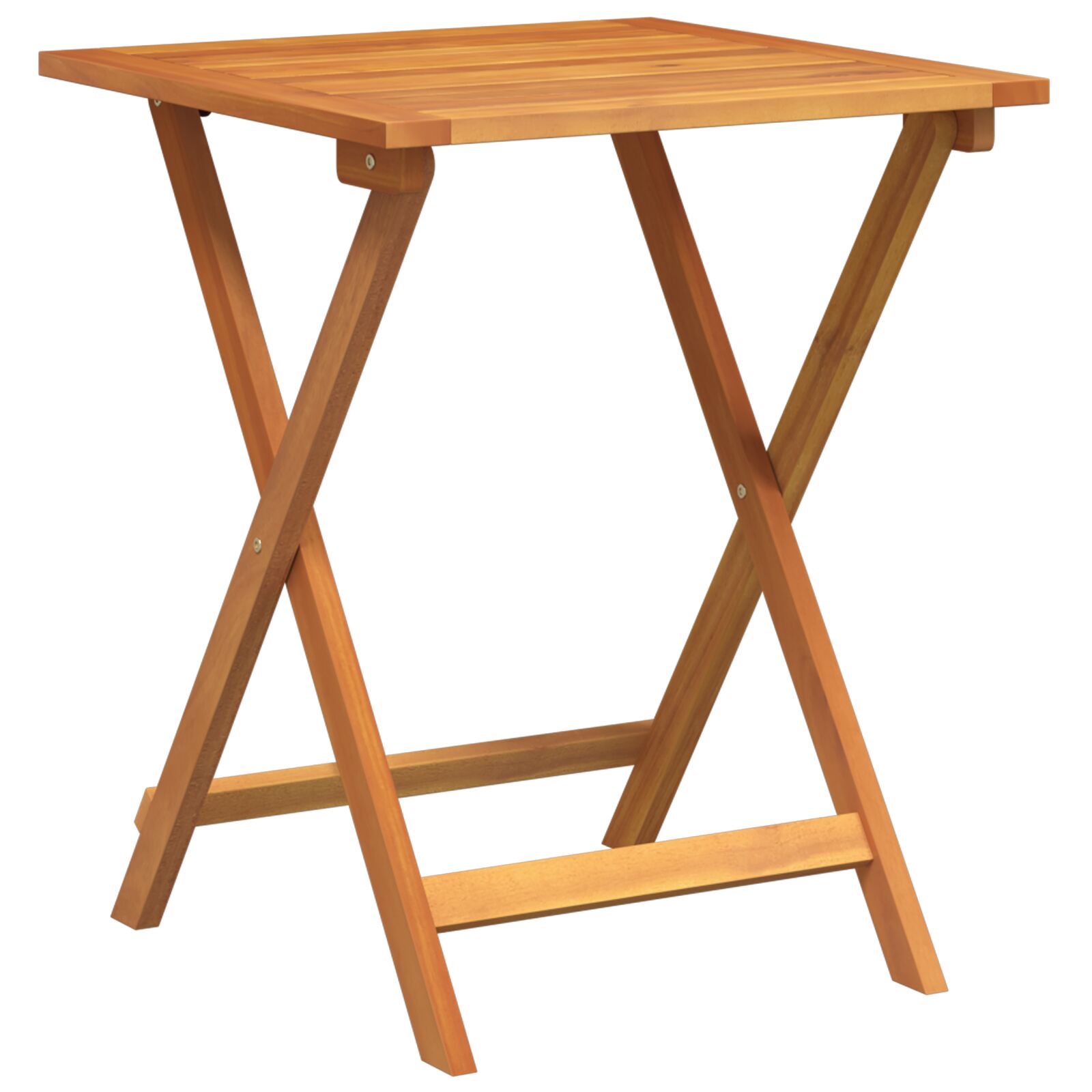 Klappgarten-Tisch Quadratisch 60x60x72 cm Massivholz Akazie